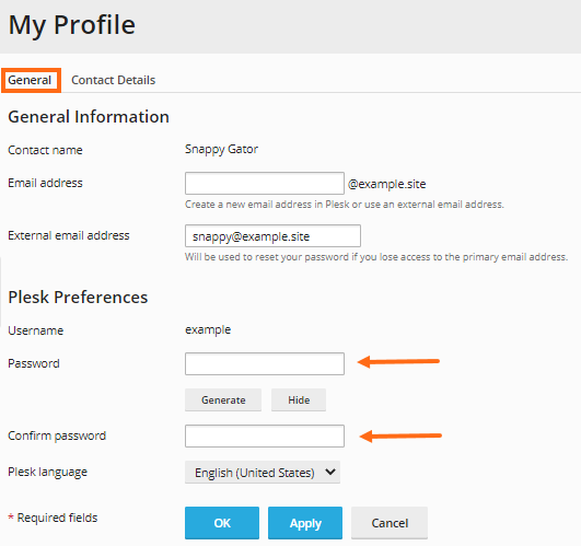 plesk-myprofile-general-tab-password
