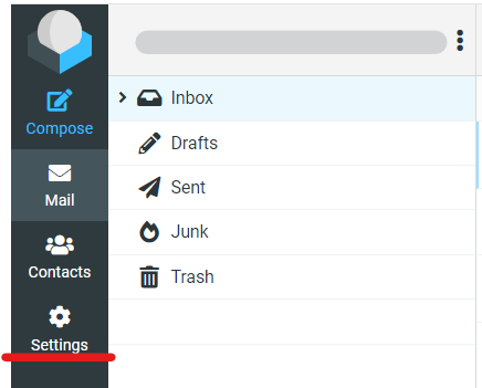 Settings - Create responses in webmail