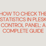 check the stastics in plesk cpanel