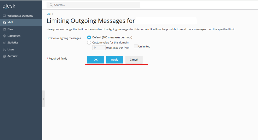 Limit Outgoing Messages