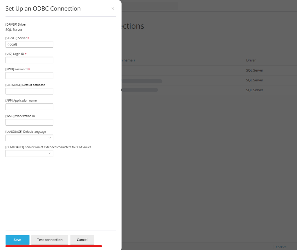 ODBC DSN