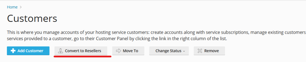 Convert a Customer