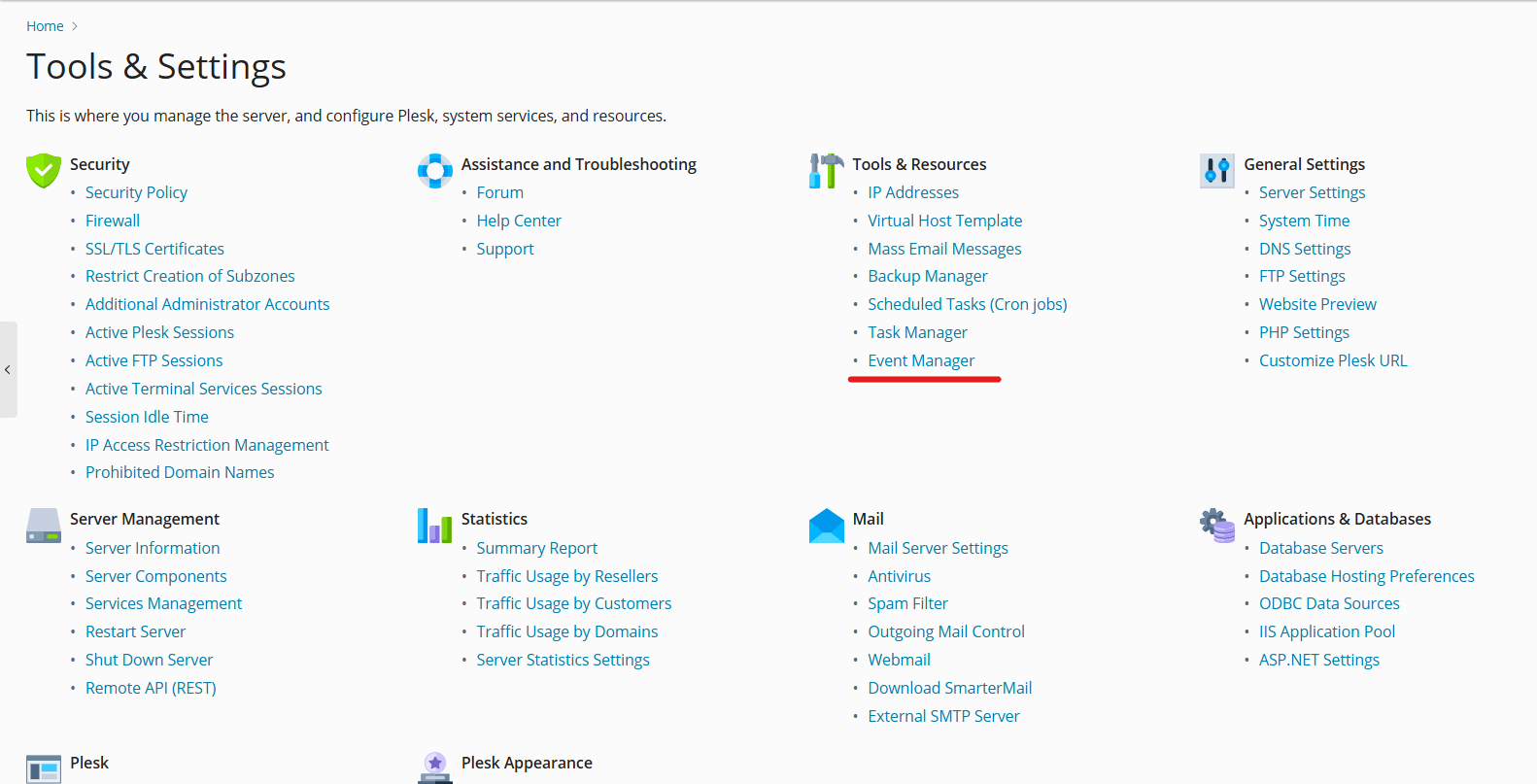 #1What is Event Manager in Plesk Control Panel & How to Add Events ...